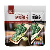 SQ ZH料饴记 南瓜子海苔脆芥末味35g*2袋