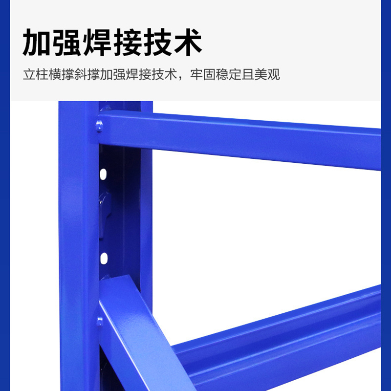 鑫金虎仓储货架铁制置物架三层每层200kg1500*500*2000mm HJ-9组高清大图
