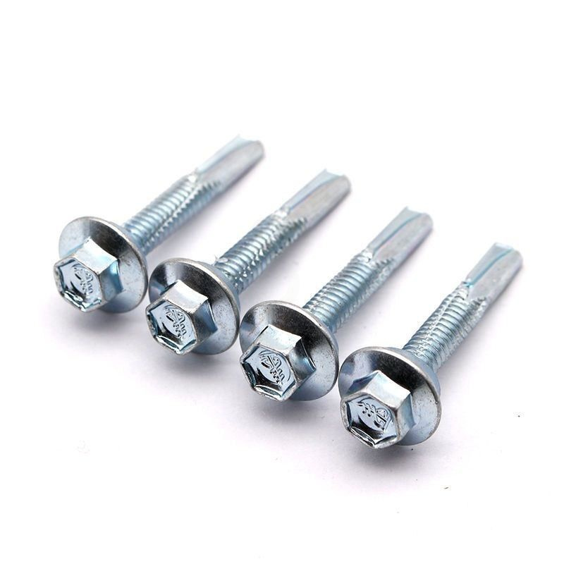 3系列咨询客服 钻尾自攻螺丝加强型外六角钻尾丝5号尾自攻自钻燕尾