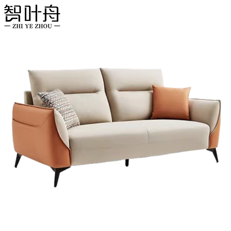 智叶舟沙发双人位1500*900*900mm张高清大图