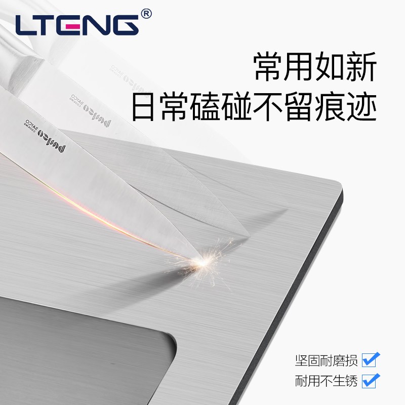 蓝藤卫浴(LANTENG) 厨房手工槽单槽304不锈钢洗菜盆洗碗池水槽套装