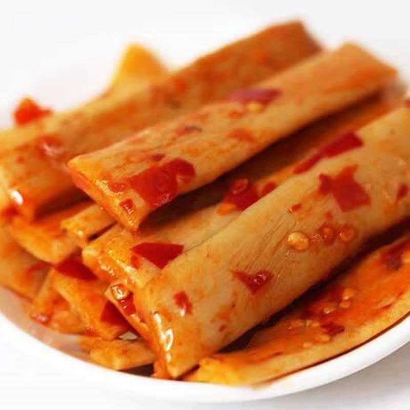益口湘香辣大刀萝卜条够脆嘎嘣脆开胃下饭菜开袋即食咸菜干小零食图片