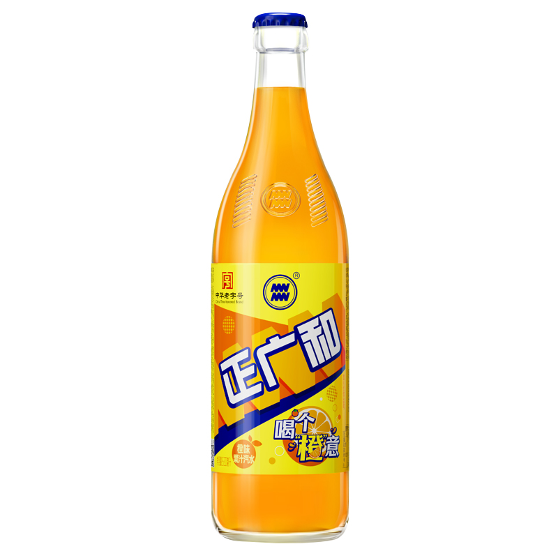 正广和 橙汁汽水520ml*6瓶 老上海经典橘子汽水饮料桔子水高清大图