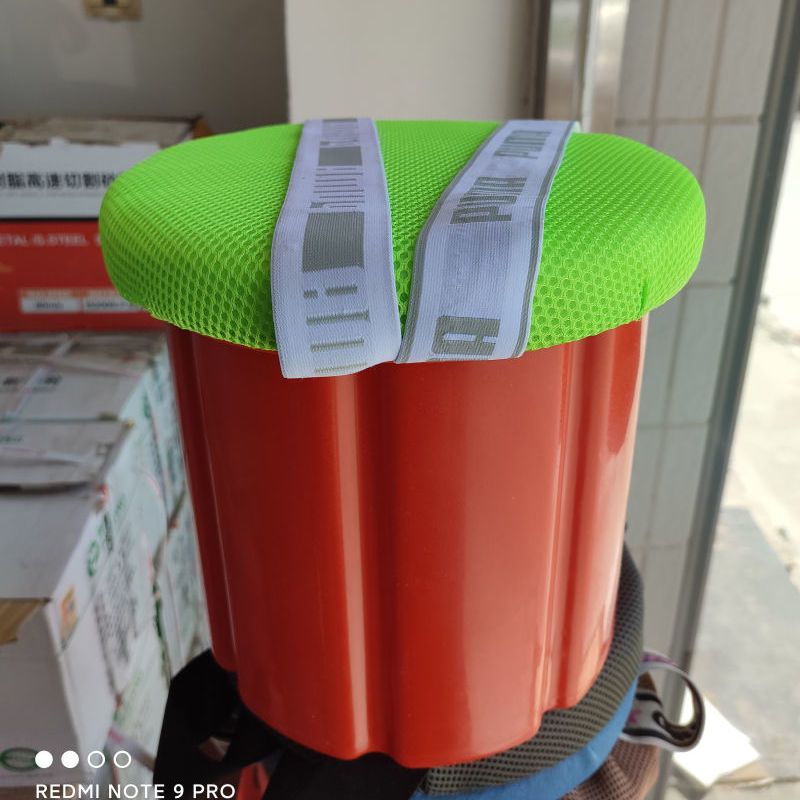 18厘米泡沫款颜色随机1个 农用干活随身小凳子懒人屁股墩泡沫凳大棚板凳方便凳农活便携坐凳