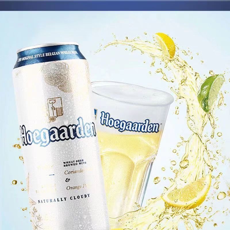 福佳(Hoegaarden)比利时风味精酿啤酒 福佳白啤酒 500ml*24听