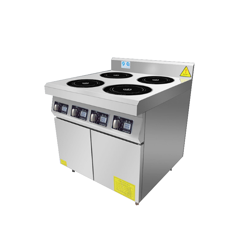 厨禾 CH-5BZ4L 商用大功率电磁四眼 多头电磁炉5kw煲仔炉4头6头麻辣烫 多眼平面灶 煲仔炉电陶炉5KW*4