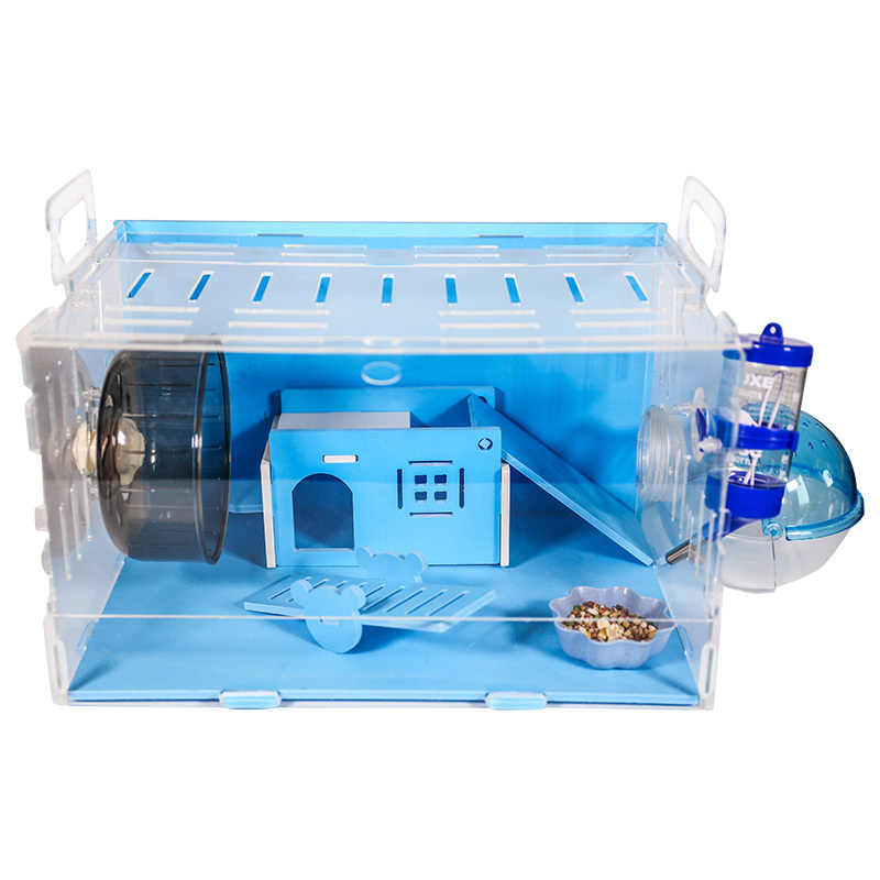 仓鼠笼子亚克力金丝熊窝小花枝鼠大别墅双层套餐玩具用品套装齐全高清大图