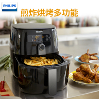 飞利浦（Philips） 空气炸锅HD9749/91 电炸锅家用无油预设烹饪炸锅 不锈钢内锅 容量0.8千克