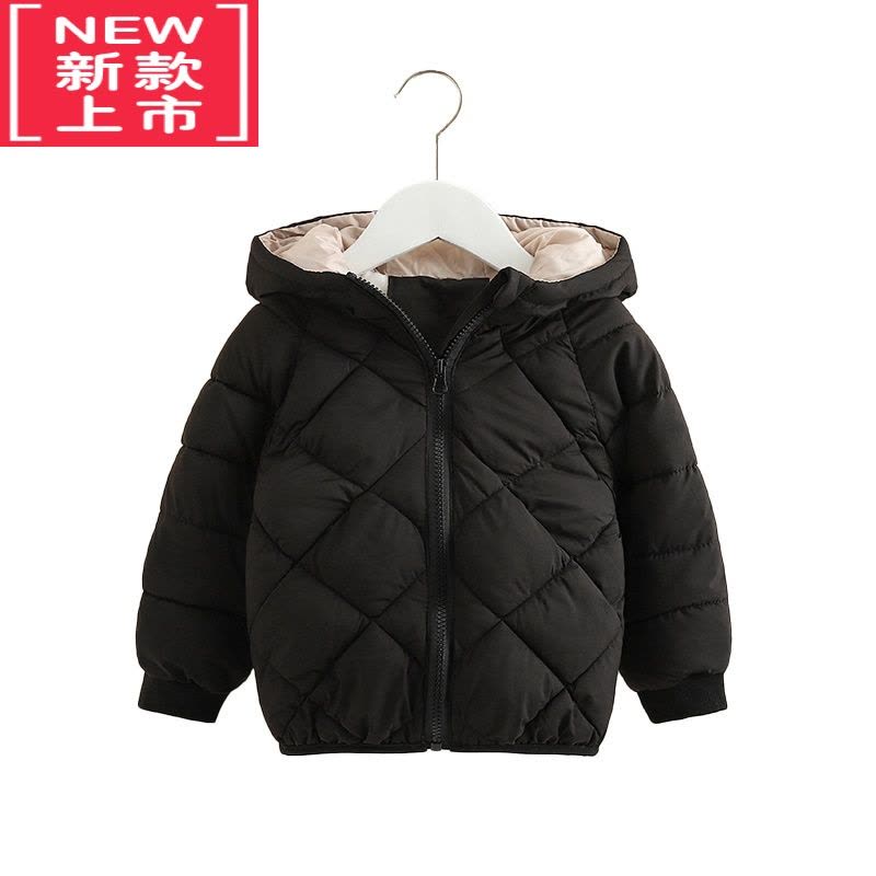 可莉允宝宝连帽棉服2022冬装新款男童女童装儿童外套xn-0213图片