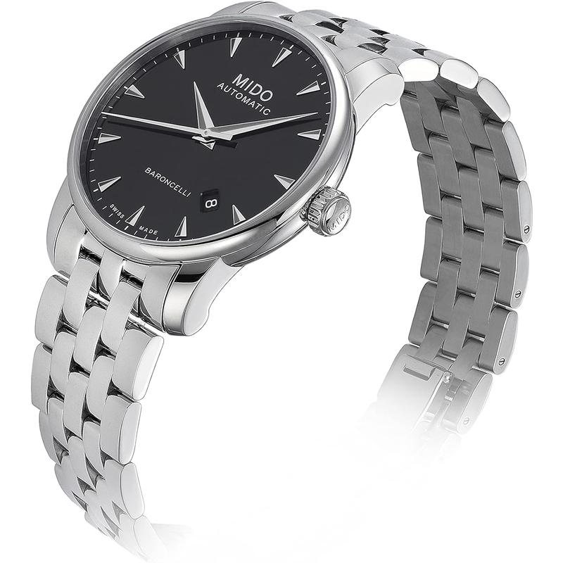 Mido瑞士手表 贝伦赛丽系列80机芯自动机械表 日历防水轻奢腕表高清大图