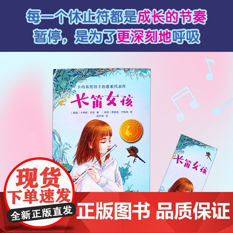 长笛女孩 小译林国际大奖童书 卡内基奖得主治愈系代表作英国现代儿童小说长篇小说成长励志自信故事亲情友情 译林出版社正本高清大图