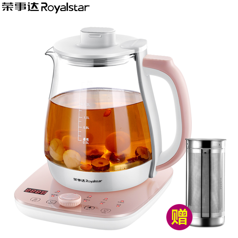 荣事达(Royalstar)养生壶YSH8028L无极旋钮操控1.8L容量一键直达配20大功能