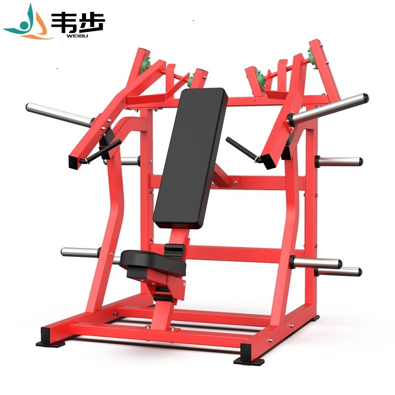 韦步商用悍马系列EM907分动式超上斜推胸挂片式自由力量器械高清大图