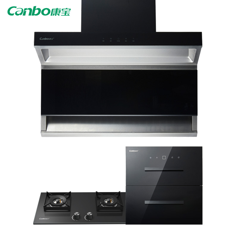 康宝(Canbo) AT9023+Y3+Y3烟灶消套装 抽油烟机 嵌入式消毒柜 燃气灶套餐套装烟灶高清大图