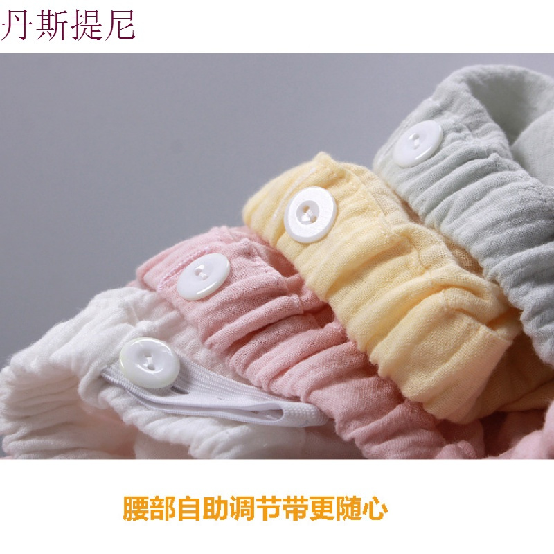 月子服纯棉绉布春夏秋季长袖产后透气吸汗家居服纯色哺乳睡衣套装