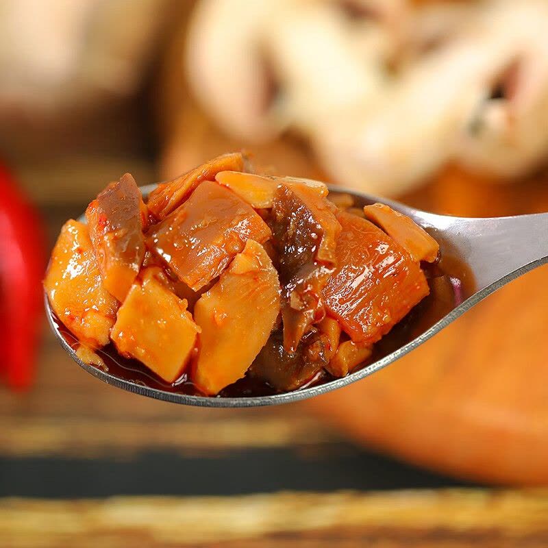 吉香居 [香菇酱200g/瓶]暴下饭酱香菇酱拌饭酱牛肉酱下饭菜竹笋拌面酱辣椒酱烧椒酱炭烧辣椒酱拌饭酱青椒剁图片