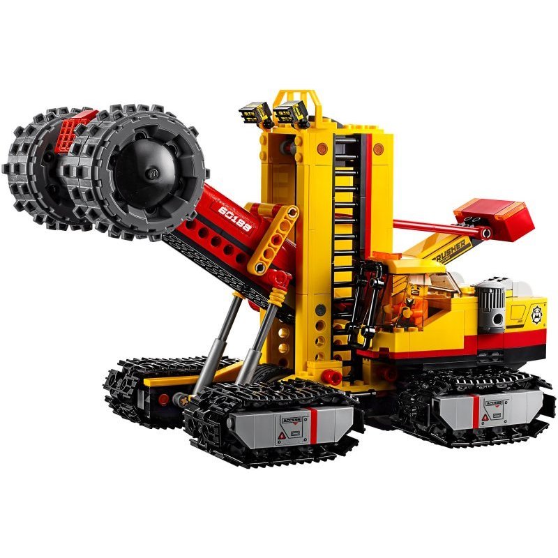 乐高(LEGO)城市系列 采矿专家基地 60188 7-12岁 883颗积木玩具塑料 200块以上