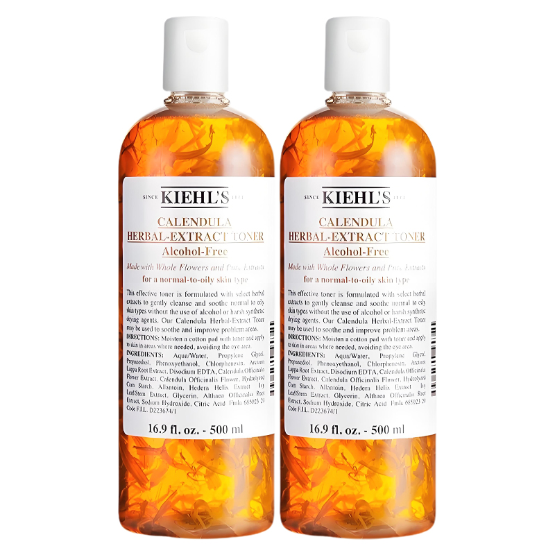 科颜氏金盏花爽肤水收缩毛孔舒缓补水去闭口调节水油1000ml高清大图