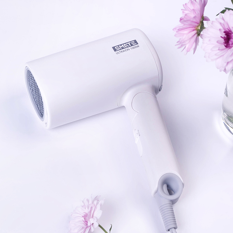 须眉便携负离子吹风机SH-A121(白色)家用电吹风1000W宿舍用吹风筒2档可调