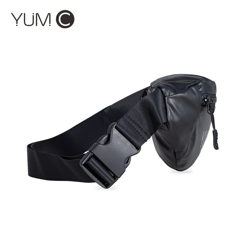 YUMC 防水斜挎小腰包男W2001 玫瑰金