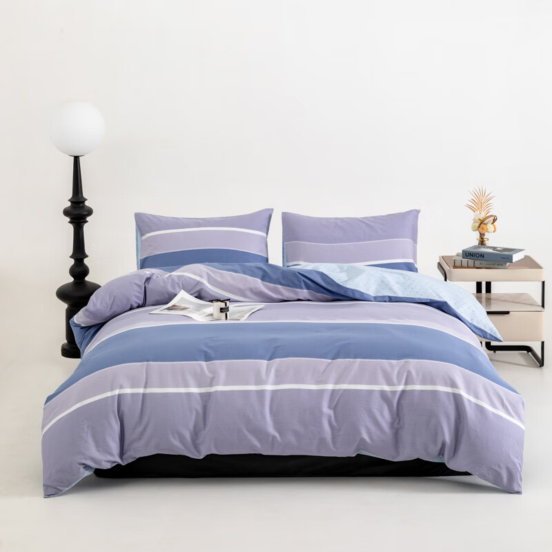 名都丽人 MDLR-A34 180*240cm 纯棉 单被套 (计价单位:件)白色高清大图