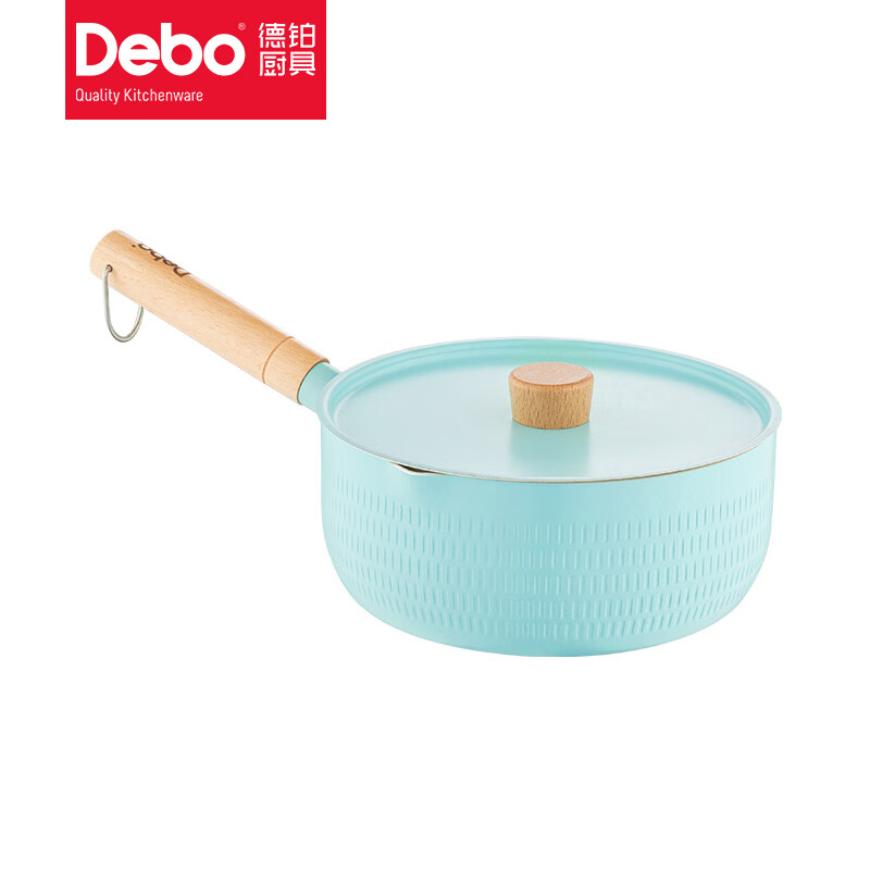 德铂(Debo)格拉铝合金不粘奶锅婴儿宝宝辅食锅雪平锅燃气电磁炉通用20cmDEP-792