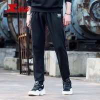 特步男装针织收口运动长裤2018秋季新款正品882329639001