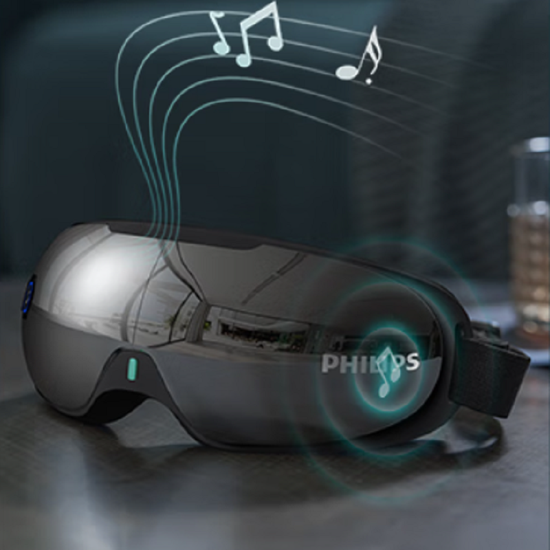 飞利浦(PHILIPS)眼部按摩仪 气囊包裹热敷按摩眼罩 护眼仪成人可视化眼睛热敷仪 伴手礼实用礼物 PPM3203E高清大图