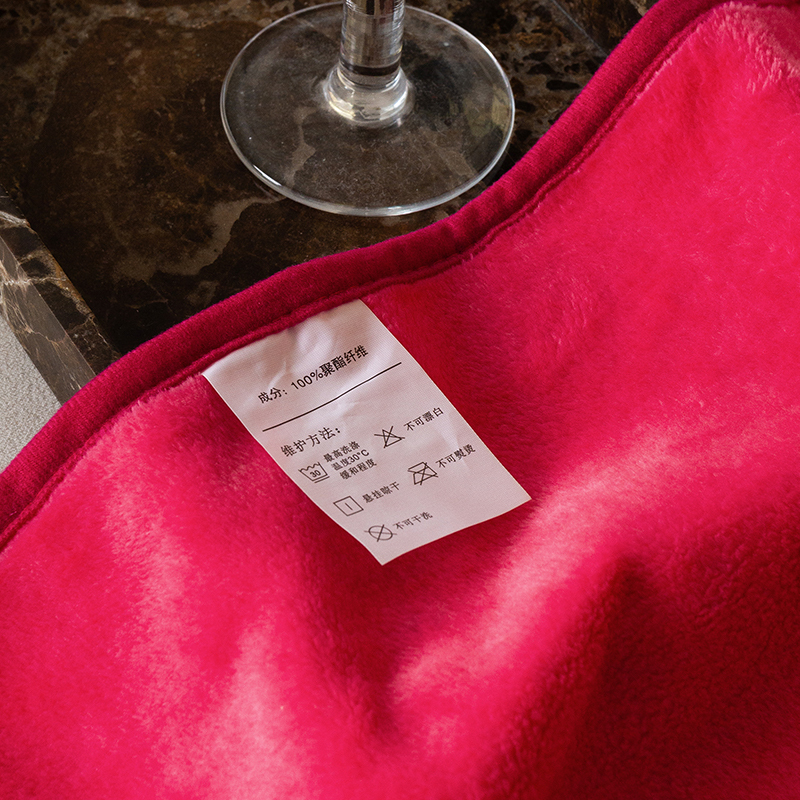 Kenzo 海棠花牛奶绒毯 玫粉 100*150cm KRT-026高清大图