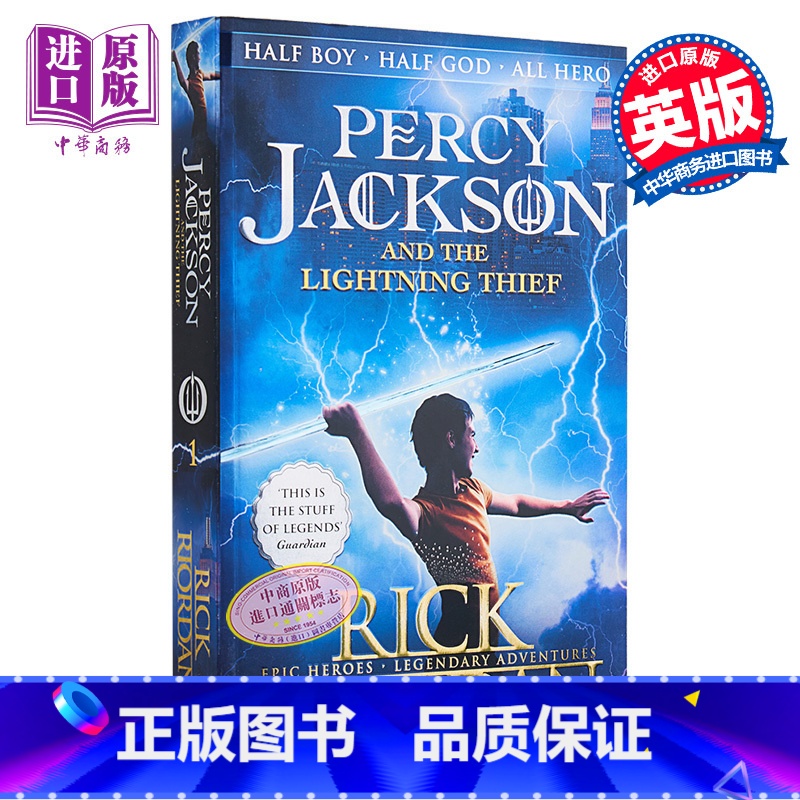 【正版】波西杰克逊1 珀西杰克逊和闪电窃贼 英文原版 Percy Jackson and the Lightning
