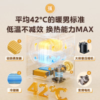 [政府补贴]美的10KG热泵烘干机 干衣机家用 变频 省电降噪 除菌除螨 五层毛屑过滤 MH100VH36T以旧换新补贴