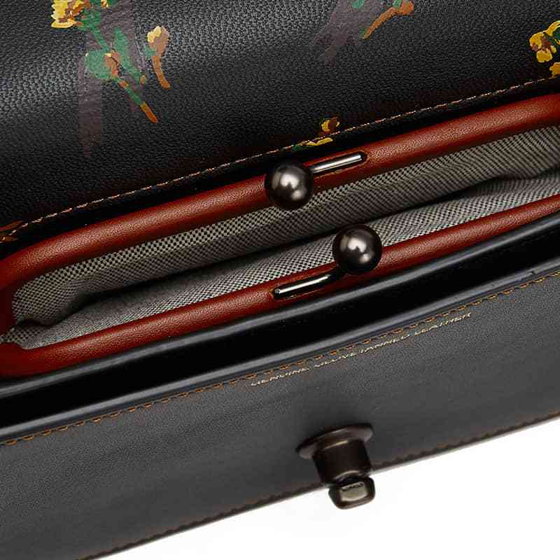 COACH/蔻驰女士牛皮锥形眼装饰DINKY手袋46812 V5BLK黑色