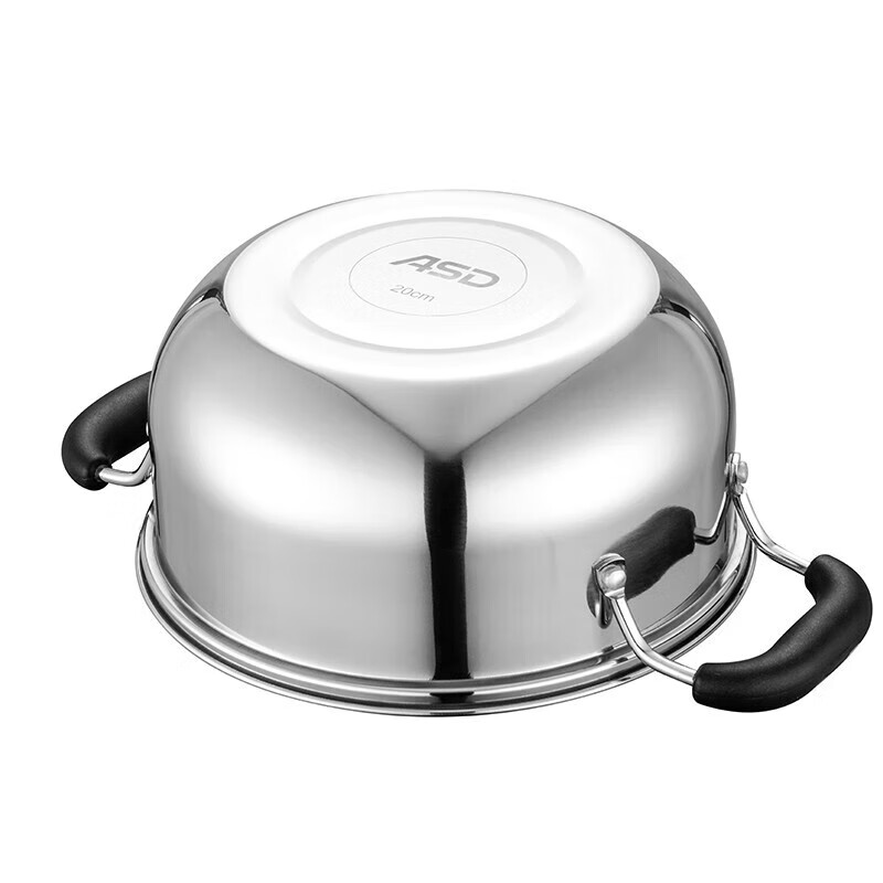 爱仕达(ASD)悦厨汤锅 便捷家用汤锅炖汤煲汤明火可视玻璃盖 20cm TS20Q1TG高清大图