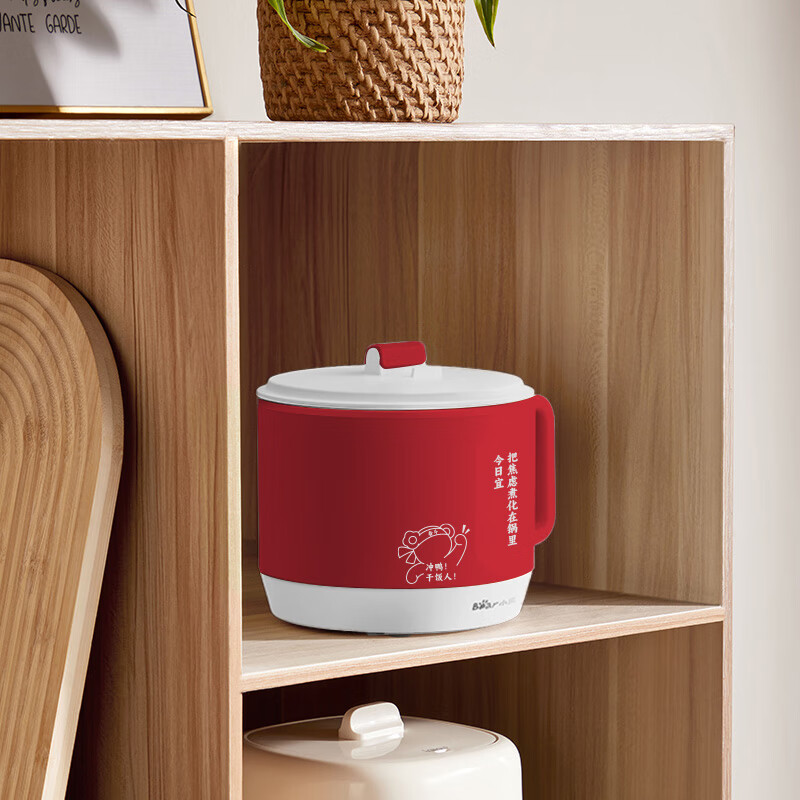 小熊(bear) DRG-H12U3电热锅 多功能家用不粘电煎锅宿舍小锅学生寝室一体泡面小火锅料理锅(繁华版)独家高清大图