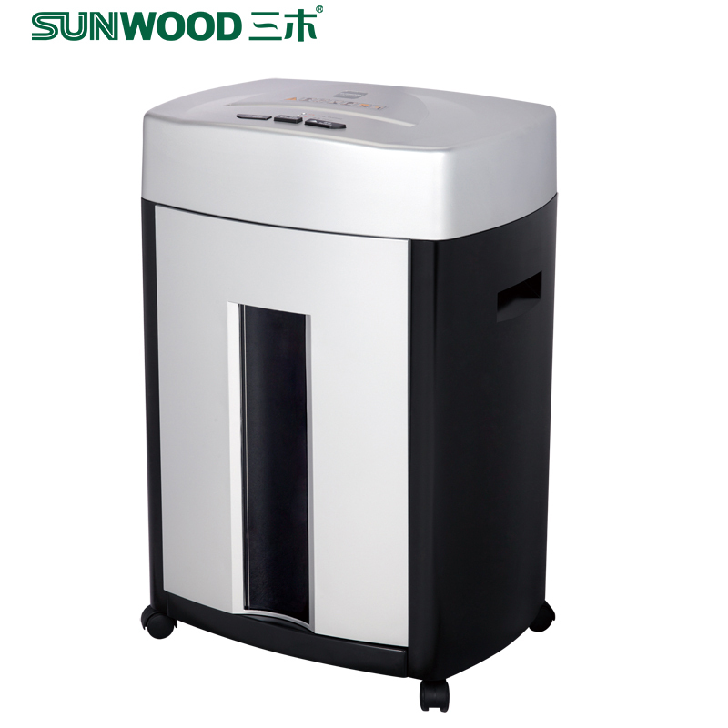 三木(SUNWOOD) SD9711A碎纸机 可碎针卡碎光盘 大功率粉碎机 碎12张25L