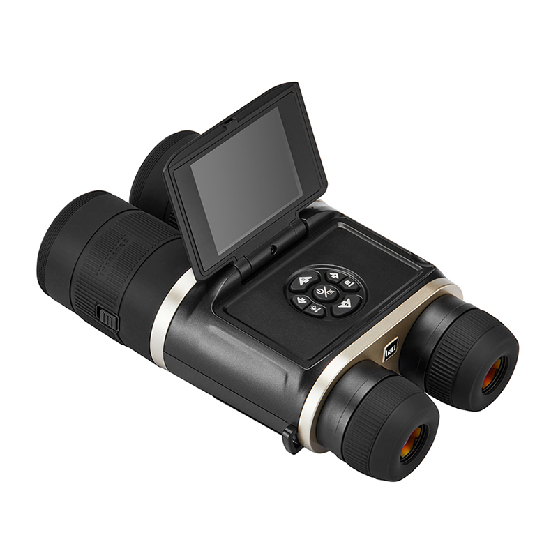 Lcantu徕佳图DW-1080P+ 双目数码夜视仪 昼夜两用测距夜视望远镜带外屏WIFI连接