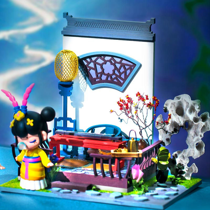 若态若来中国风diy小屋手工制作今夕何夕房子nanci的家模型礼物月照庭报价 参数 图片 视频 怎么样 问答 苏宁易购