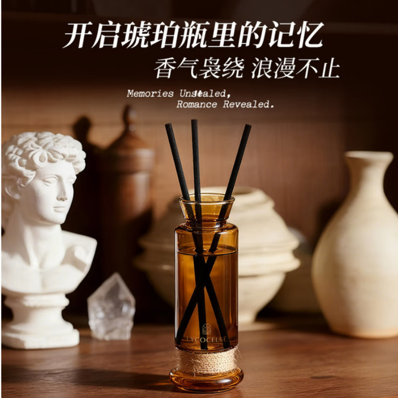 绽家精油无火香薰室内香氛客厅卧室卫生间扩香礼盒持久留香 檀木小花茉莉240ml高清大图