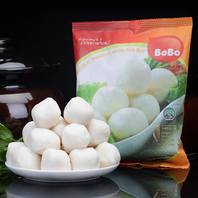 新加坡进口波波鱼丸 火锅食材烧烤煮汤麻辣烫关东煮 200g/包