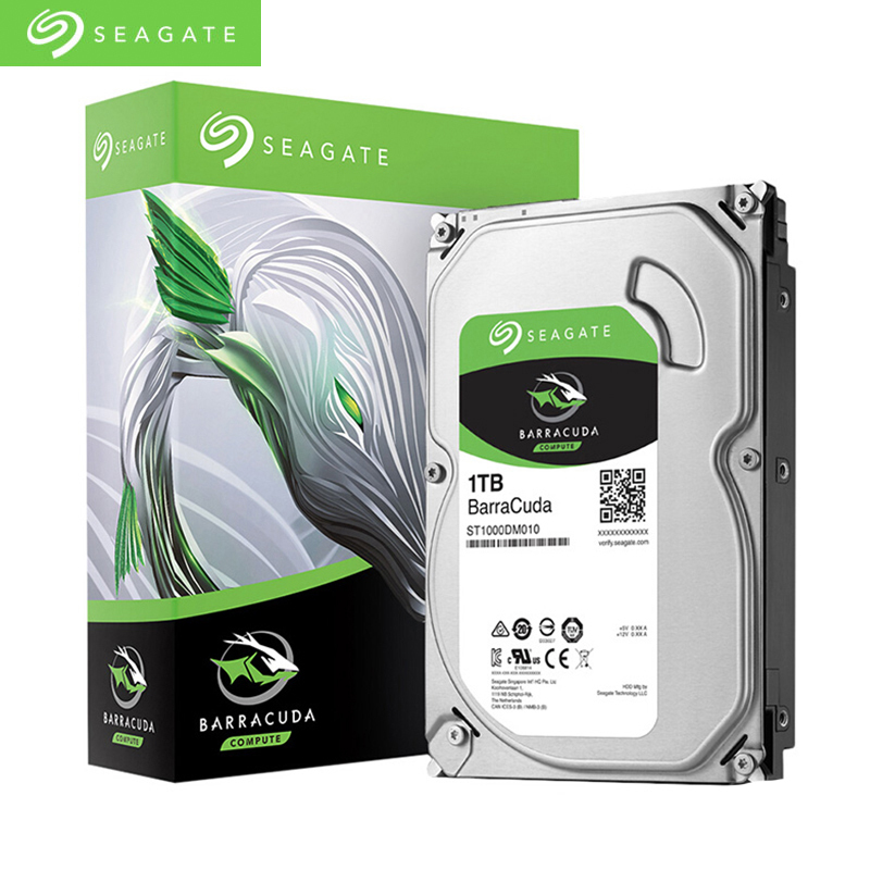 金士顿 1TB 64MB 7200RPM 台式机机械硬盘 SATA接口 单个装