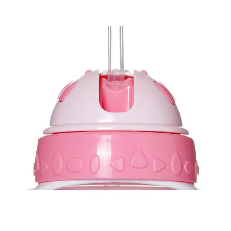 乐儿宝（bobo）一瓶两用PP学饮杯190ML 粉色 适用6个月以上 水杯水壶高清大图