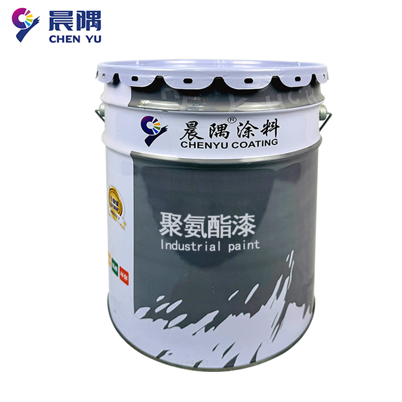 晨隅聚氨酯漆绿20kg/桶高清大图