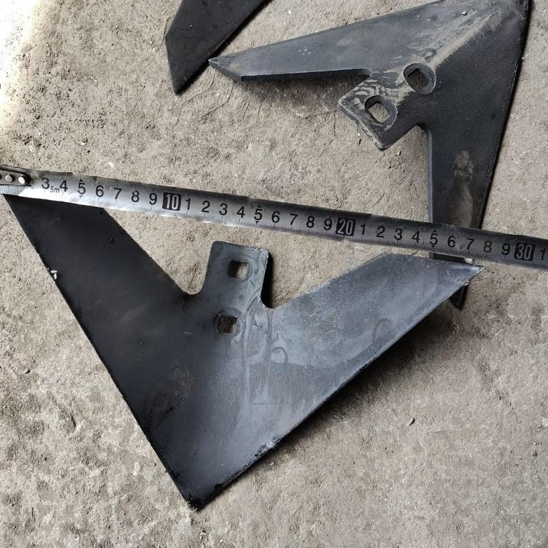 耘锄中间铧宽度28cm 微耕机耘锄配件旋耕机三角耘锄松土铲农用具开沟器中耕机人字铲
