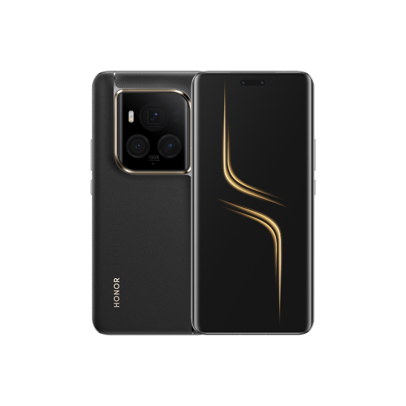 HONOR/荣耀Magic6 至臻版 16+512版 墨岩黑 第三代骁龙8旗舰芯 鸿雁卫星通信 1.8亿像素潜望长焦 5G手机