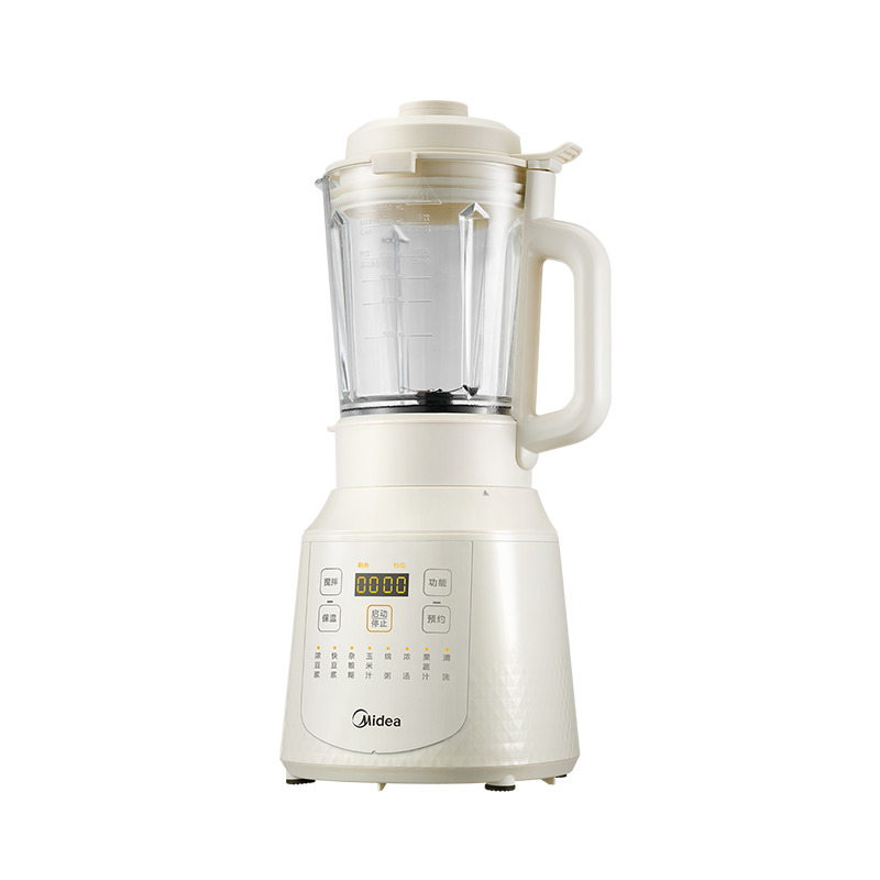 美的(Midea)家用多功能破壁机冷热双打全自动免煮豆浆机搅拌预约加热早餐机榨汁机可拆洗辅食机 MJ-PB40T40
