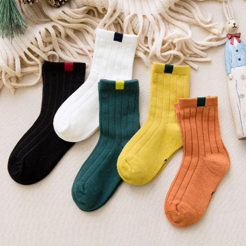 春秋冬款儿童袜子男童女童中筒袜小童中大童花边蝴蝶结宝宝袜莎丞