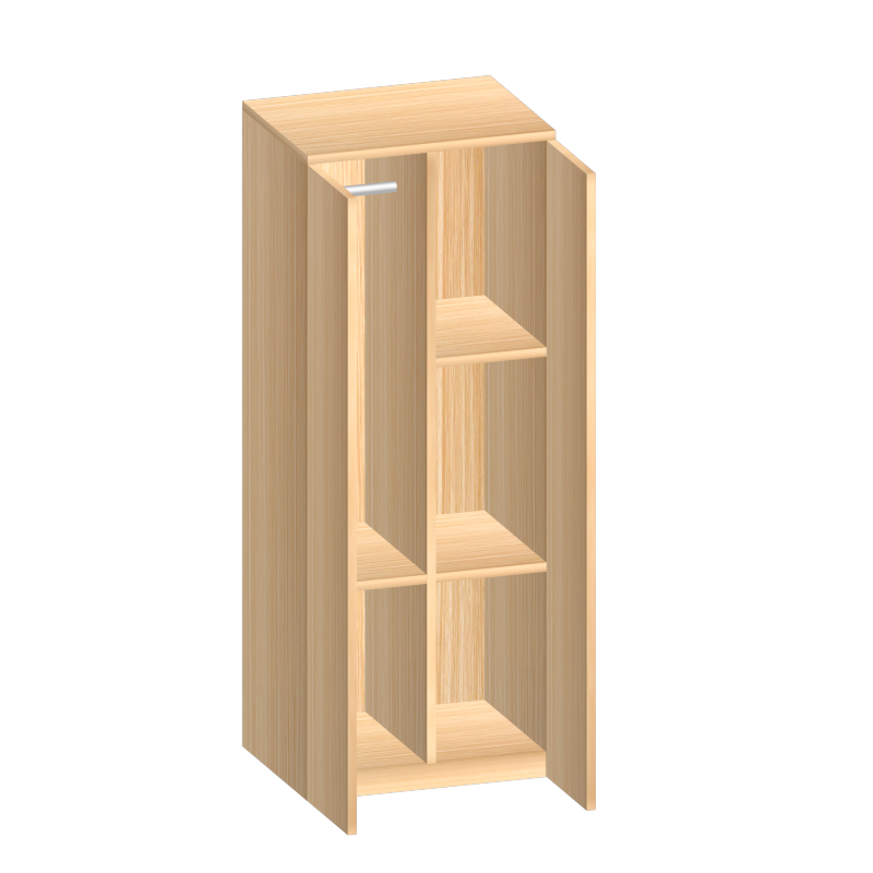 巨高家具简约胶板衣柜定制款