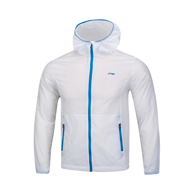 李宁LI-NING2018春秋男防晒服轻薄舒服防风宽松运动风衣