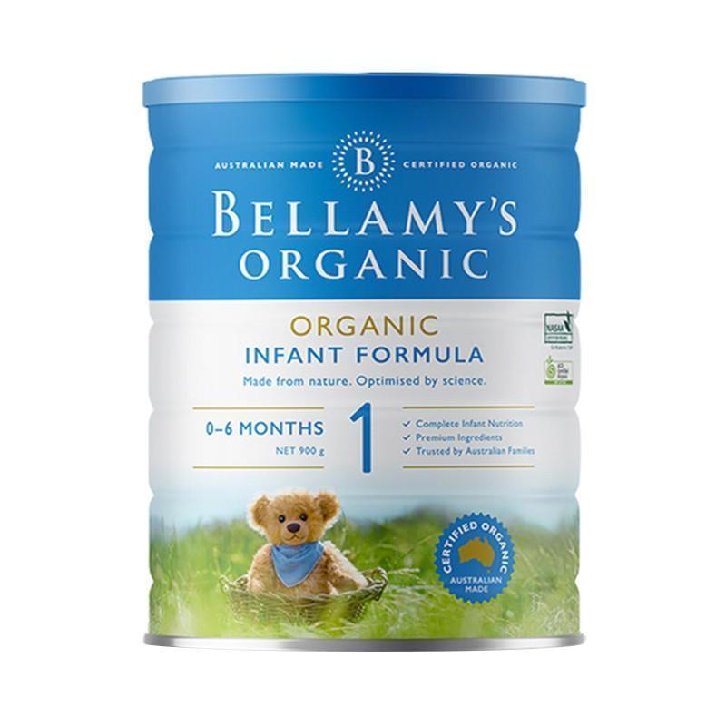 [有效期26年3月后]原装进口澳洲Bellamy’s贝拉米有机奶粉1段900g 进口婴幼儿奶粉0-6个月 新生儿奶粉