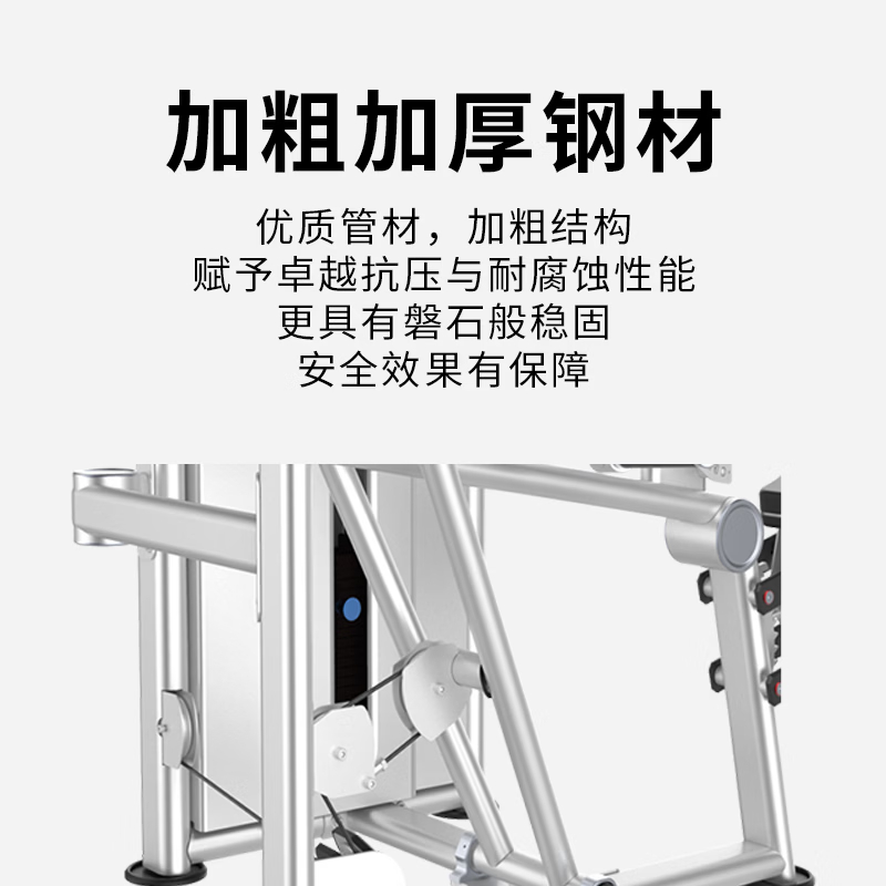 鹰起(FALCON ARMOR)低拉背训练器固定力量器械健身器材肌肉训练含体能课程 AX1381(单位:台)高清大图